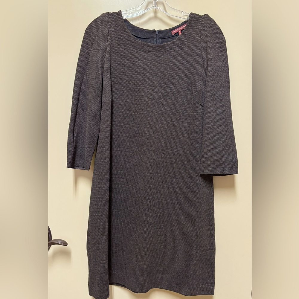 Comptoir des Cottoniers Dress 3/4 Sleeve Black/Orange Size M